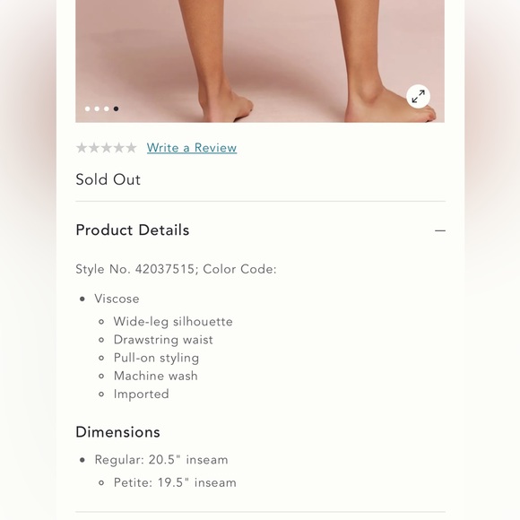 NWT Anthropologie Lilka Josie floral rayon pants size medium - Picture 5 of 8